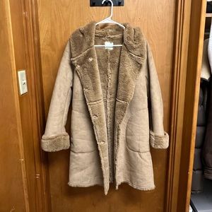 Furry Winter Coat, barely worn